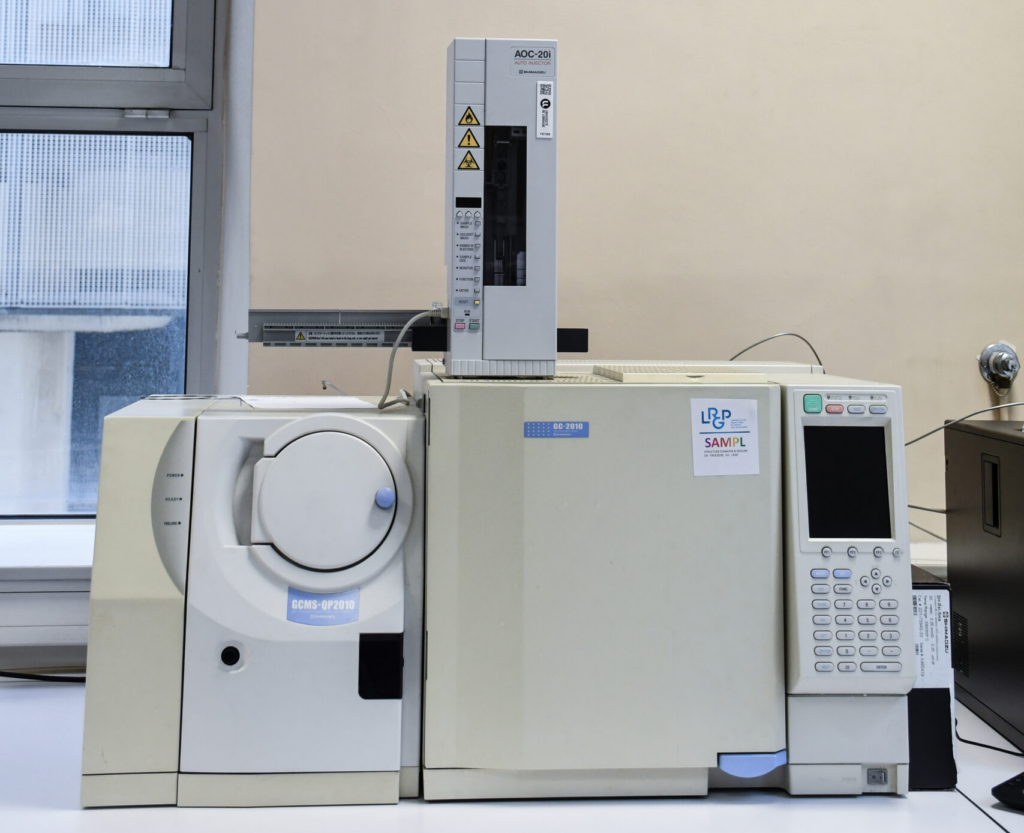 Image de Chromatographe Gaz couplé à un spectromètre de masse simple quadripole Shimadzu GCMS2010